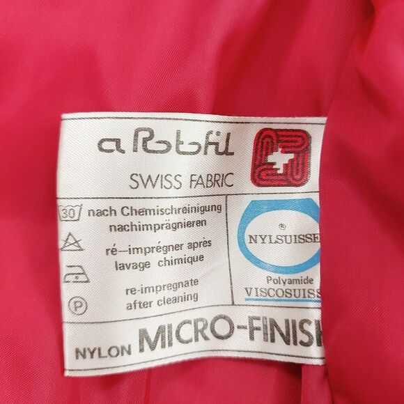 Vintage Fera Puffer Jacket Womens 10 Hot Pink Full Zip Insulated Winter Outdoor - Picture 11 of 12